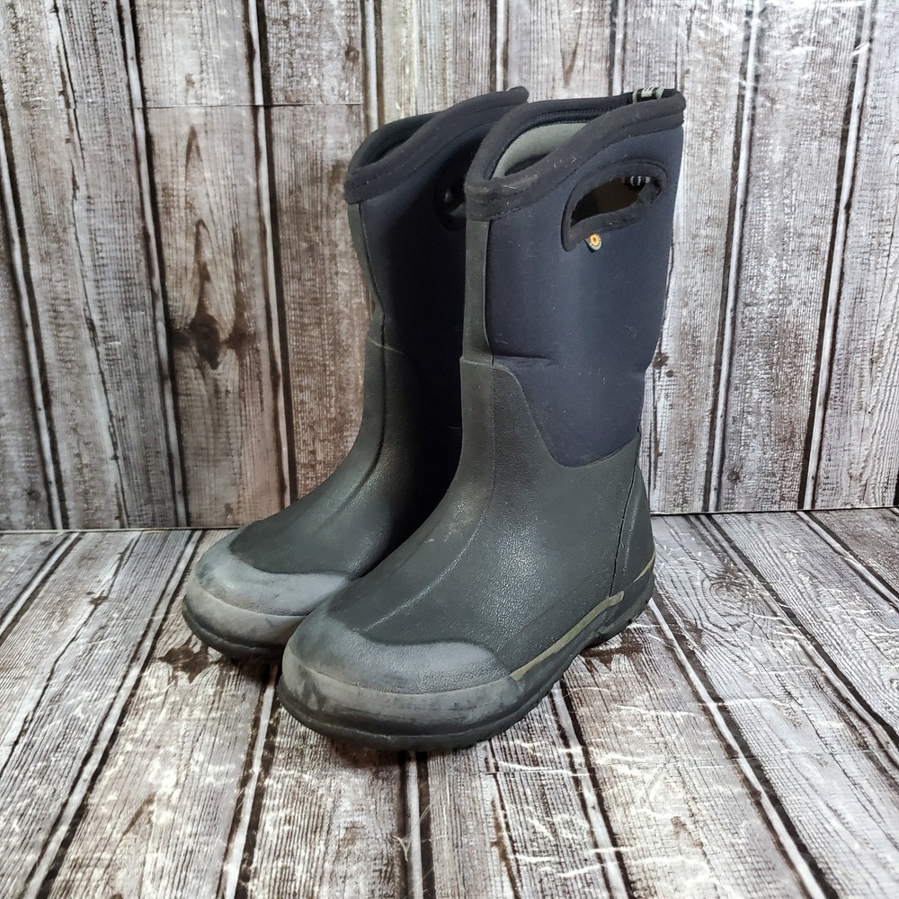 Bogs Youth Classic High Handles Insulated Snow Winter 52065 001 Black Size 1
